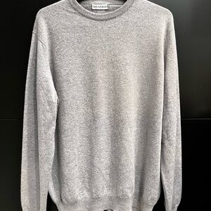 Baker & Jones Classic Gray Crewneck Sweater